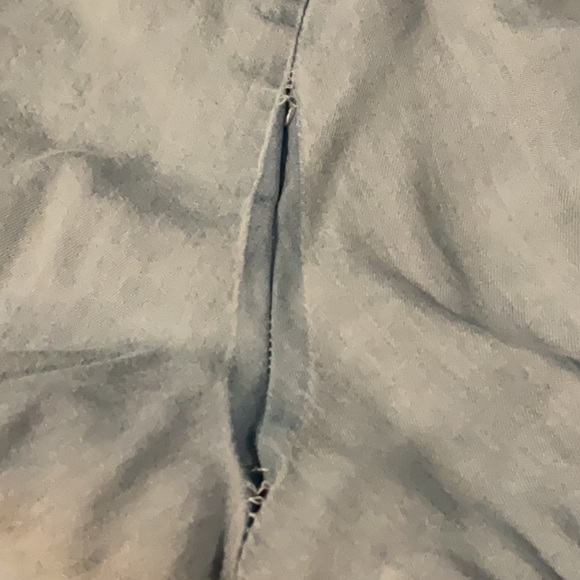 15. Japna Blue Relaxed Fit Short Sleeve Jumpsuit with Elastic Waist Size Medium - Picture 8 of 8